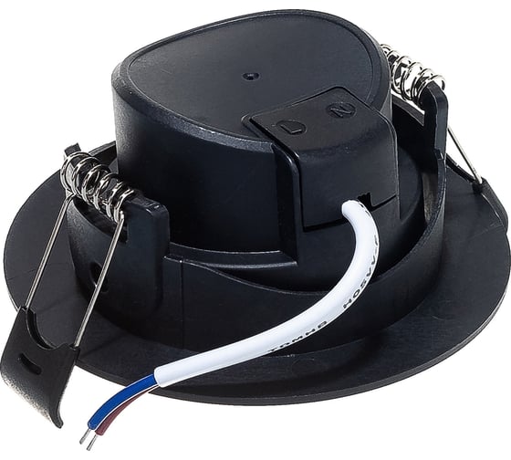 Светодиодный светильник ЭРА KL LED 22A-5 4K BK круглый поворотн LED SMD 5W 4000K Б0039687