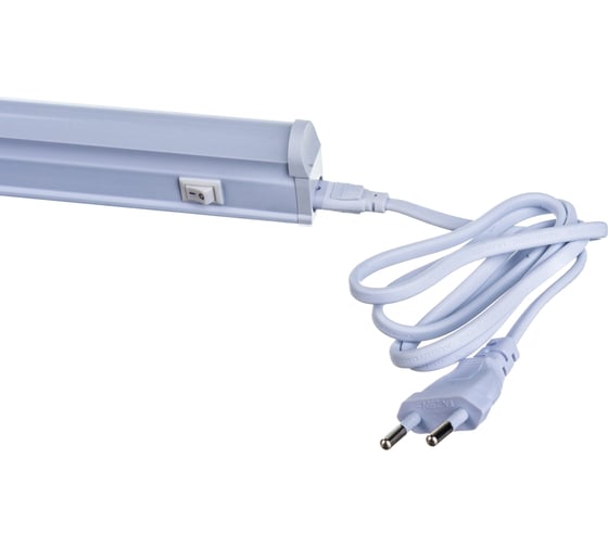 Линейный LED светодиодный светильник ЭРА LLED-01-16W-6500-W 16Вт 6500K L1172мм с выключателем Б0019782