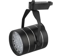 Трековый однофазный светильник ЭРА TR3-18 BK светодиодный SMD 18Вт 4000К 1260Лм черный, Б0032111
