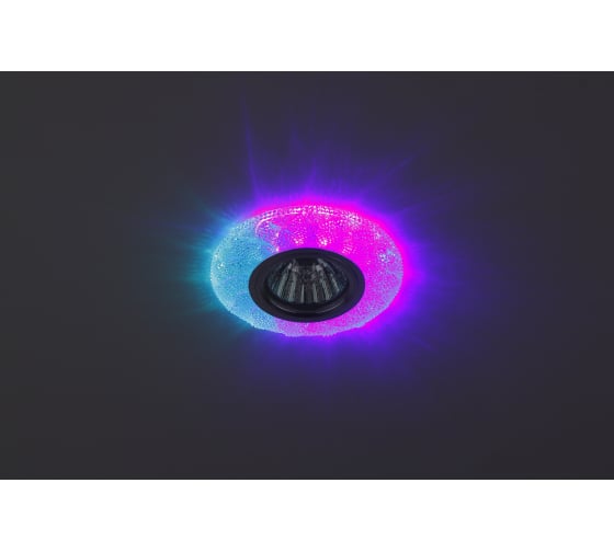 Светильник ЭРА DK LD6 BL/WH декор cо светодиодной подсветкой белый, голубой Б0019210
