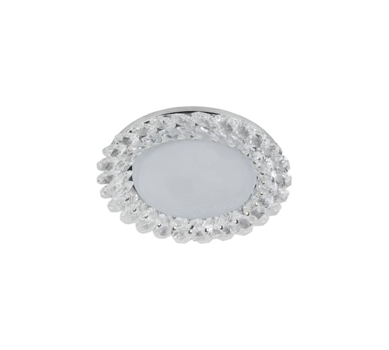 Светильник под лампу Gx53 ЭРА DK84 CH/WH 220V,13W, хром/прозрачный Б0020573