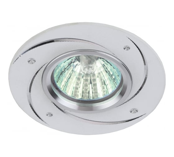 Светильник ЭРА KL43 WH литой алюминевый MR16,12V/220V, 50W белый Б0028067
