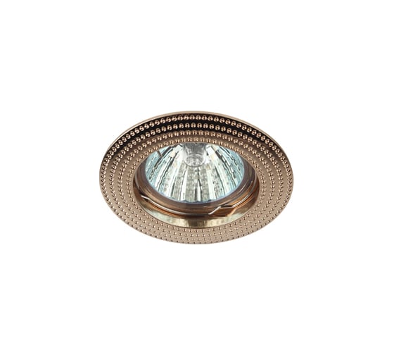Светильник ЭРА KL55 GD литой MR16,12V/220V, 50W золото Б0017100