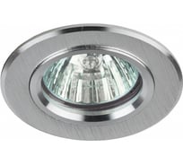 Светильник ЭРА KL58 SL литой алюминевый MR16,12V/220V, 50W серебро Б0017256