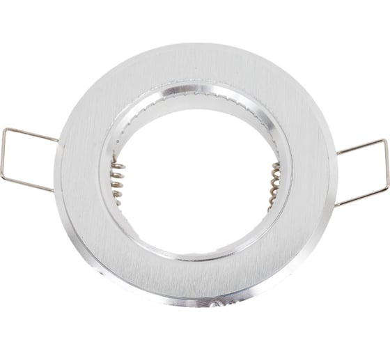 Светильник ЭРА KL58 SL литой алюминевый MR16,12V/220V, 50W серебро Б0017256