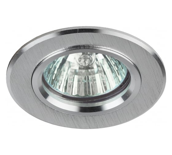 Светильник ЭРА KL58 SL литой алюминевый MR16,12V/220V, 50W серебро Б0017256
