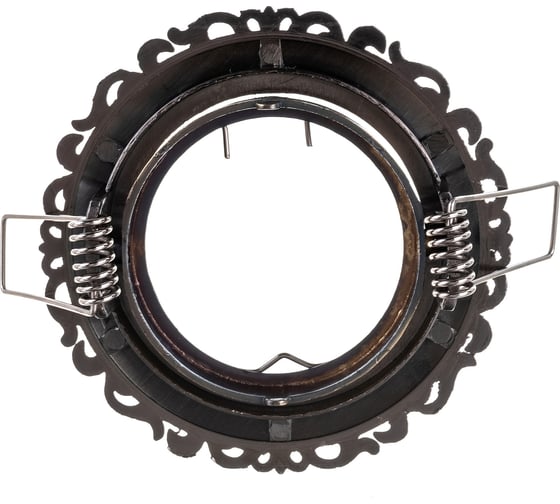 Светильник ЭРА KL59 А SB литой MR16,12V/220V, 50W бронза Б0017104
