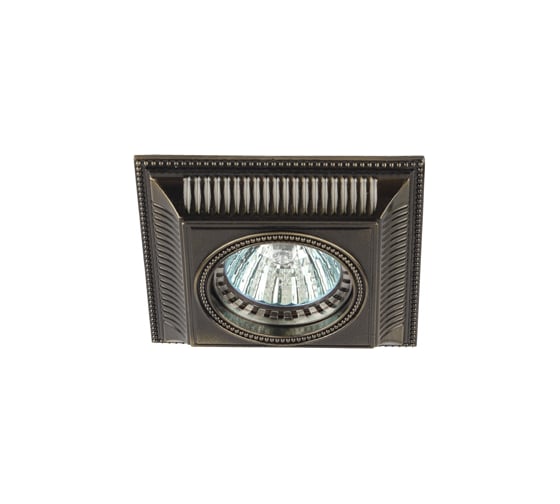 Светильник ЭРА KL61 SB литой MR16,12V/220V, 50W бронза Б0017106
