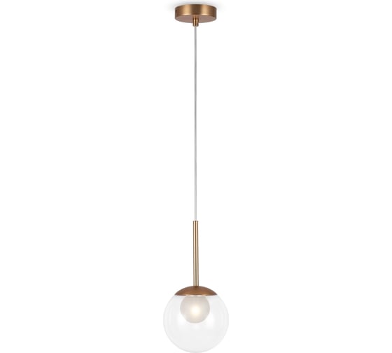 Подвесной светильник MAYTONI basic form 1хg9x20w металл золото MOD521PL-01G1