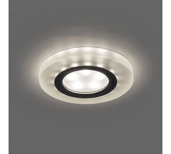 Потолочный светильник с подсветкой FERON 15LED 2835 4000K MR16 50W G5.3, белый матовый, CD8060 32570