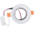 Потолочный светильник с подсветкой FERON 15LED 2835 4000K MR16 50W G5.3, белый матовый, CD8060 32570 4