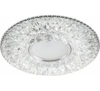 Встраиваемый потолочный светильник FERON с подсветкой 15LED, 2835 SMD 4000K MR16 50W G5.3, прозрачный, CD942 32655