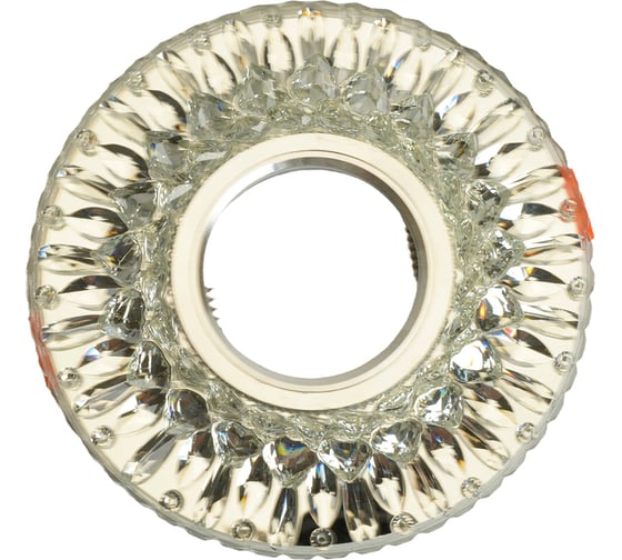 Встраиваемый потолочный светильник FERON с подсветкой 15LED, 2835 SMD 4000K MR16 50W G5.3, прозрачный, CD942 32655