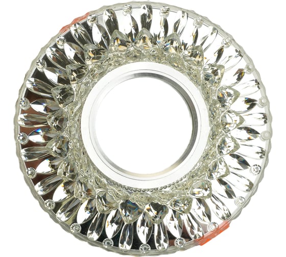 Встраиваемый потолочный светильник FERON с подсветкой 15LED, 2835 SMD 4000K MR16 50W G5.3, прозрачный, CD942 32655
