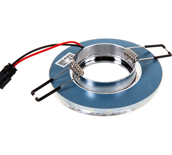 Встраиваемый потолочный светильник FERON 15LED, 2835 SMD 4000K, MR16 50W G5.3, прозрачный, хром, CD961 32994