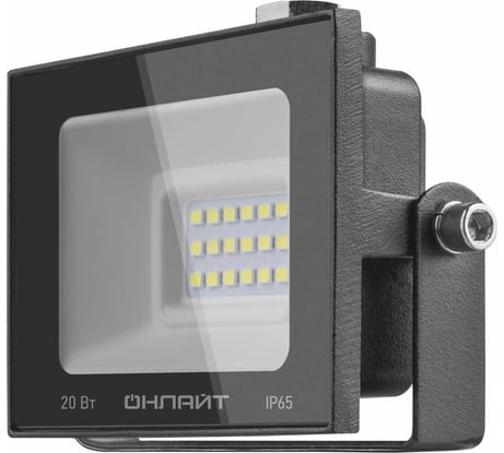 Светильник ОНЛАЙТ OFL-20-6K-BL-IP65-LED 61949