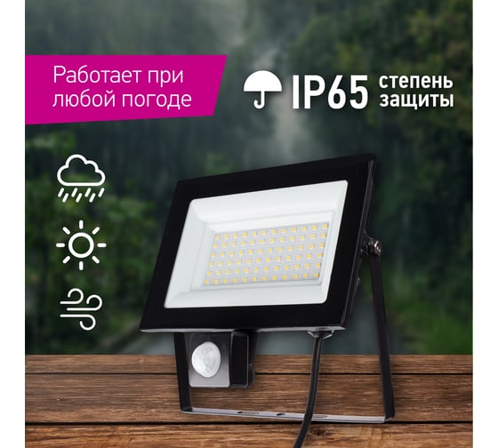 Светильник ОНЛАЙТ OFL-02-50-4K-BL-IP65-LED-SNRA 61985