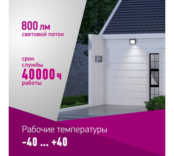 Светильник ОНЛАЙТ OFL-10-6K-BL-IP65-LED 71688