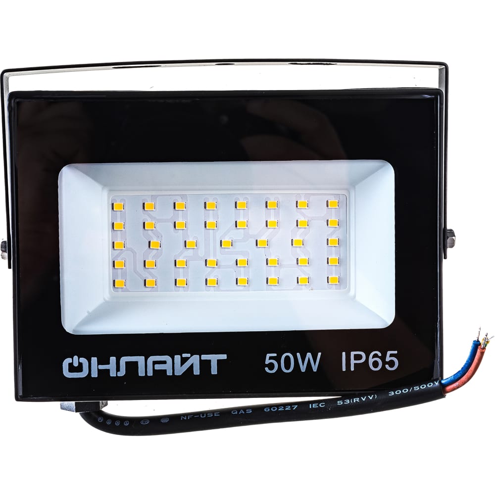 Светильник ОНЛАЙТ OFL-50-4K-BL-IP65-LED 71659 - выгодная цена, отзывы .
