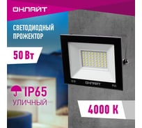 Светильник ОНЛАЙТ OFL-50-4K-BL-IP65-LED 71659