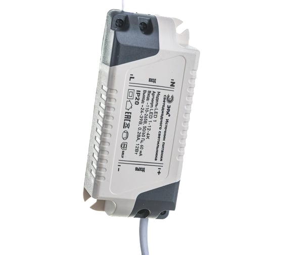 Светодиодный круглый светильник ЭРА LED 1-12-4K LED 12W 220V 4000K Б0017488