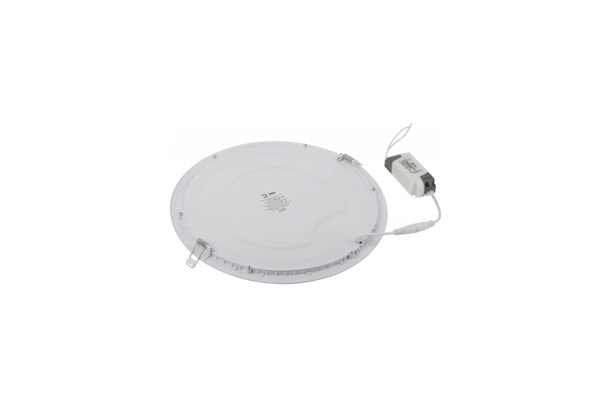 Светодиодный круглый светильник ЭРА LED 1-24-4K LED 24W 220V 4000K ...