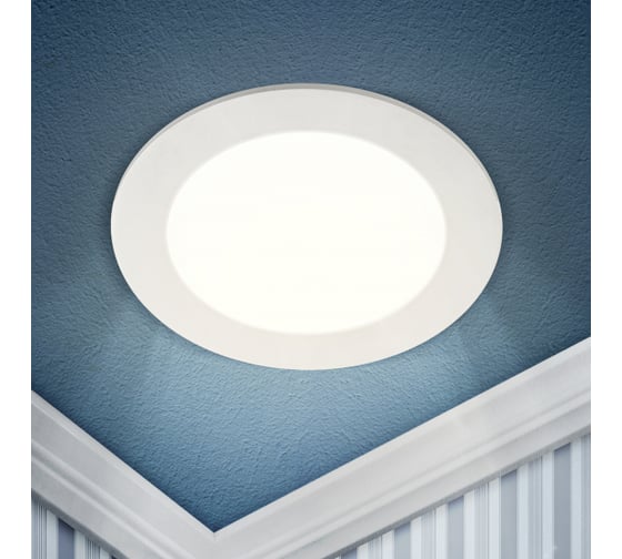 Светодиодный круглый светильник ЭРА LED 1-24-4K LED 24W 220V 4000K Б0019460