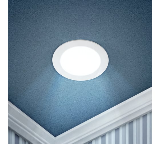 Светодиодный круглый светильник ЭРА LED 1-9-6K LED 9W 220V 6500K Б0019832