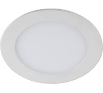 Светильник светодиодный встраиваемый Даунлайт ЭРА LED 1-6-4K Slim панель 6Вт 4000К круглый Б0017486
