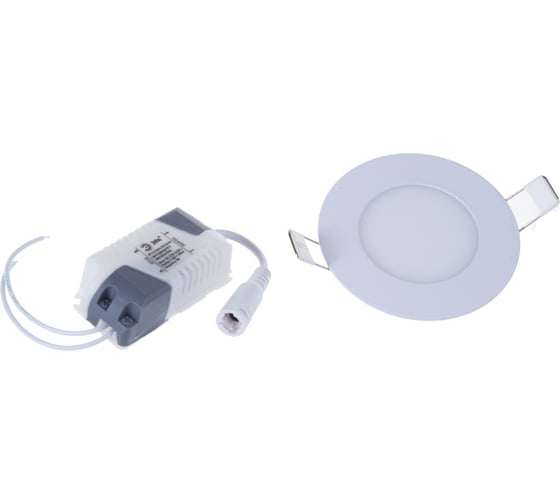 Светодиодный круглый светильник ЭРА LED 1-3-4K LED 3W 220V 4000K Б0031154
