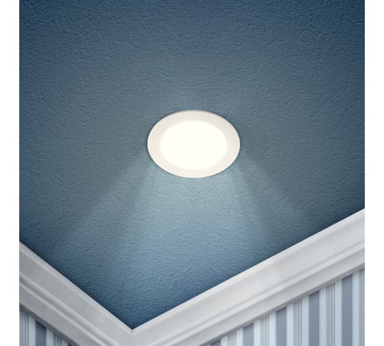 Светодиодный круглый светильник ЭРА LED 1-3-4K LED 3W 220V 4000K Б0031154