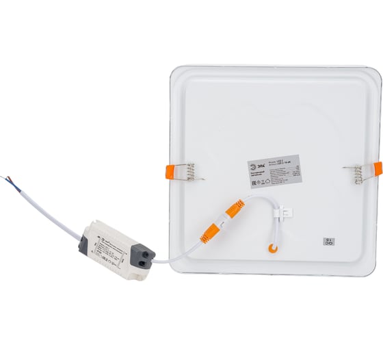 Светодиодный квадратный светильник ЭРА LED 2-18-6K LED 18W 220V 6500K Б0019839