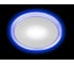 Светодиодный круглый светильник ЭРА LED 3-9 BL c cиней подсветкой LED 9W 220V 4000K Б0017493 2