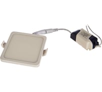 Светодиодный квадратный светильник ЭРА LED 6-6-4K NEW 6W 4000K 85 mm Б0028272