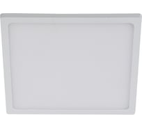 Светодиодный квадратный светильник ЭРА LED 6-18-4K NEW 18W 4000K d170 Б0028274