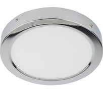 Светодиодный круглый светильник ЭРА LED 8-18-4K CH накладной LED 18W 220V 4000K, хром Б0031163