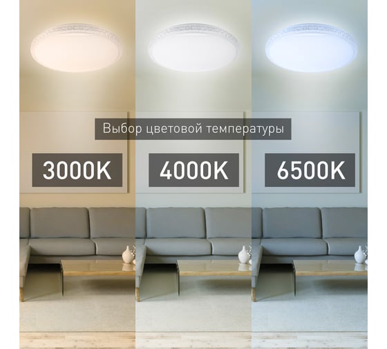 Светодиодный потолочный светильник ЭРА SPB-6-70-RC R Brilliance Классик с ДУ 70Вт 3000-6500К 5950Лм круглый, Б0036369