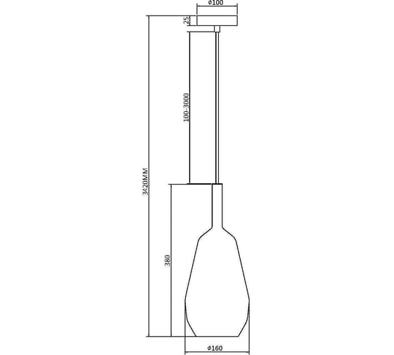 Подвесной светильник MAYTONI duality 1хe27x60w металл черный MOD271PL-01B8