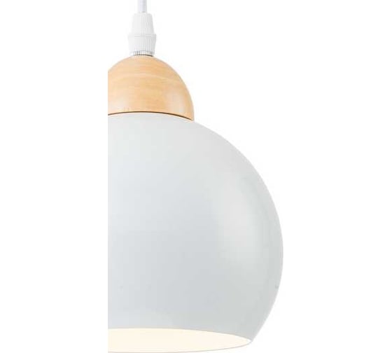 Подвесной светильник ESCADA 10178/1S E27*40W White/Wood 10178/1S White