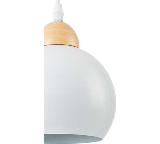 Подвесной светильник ESCADA 10178/1S E27*40W White/Wood 10178/1S White