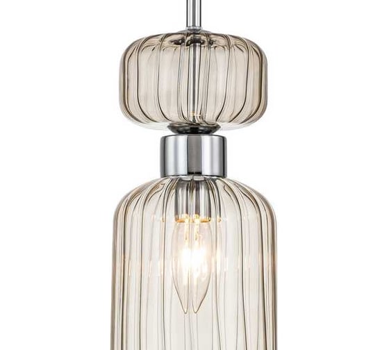 Подвесной светильник ESCADA 1141/1S E14*60W Chrome/Beige 1141/1S Chrome/Beige