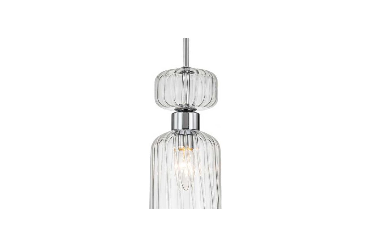 Подвесной светильник ESCADA 1141/1S E14*60W Chrome/Clear 1141/1S  Chrome/Clear - выгодная цена, отзывы, характеристики, фото - купить в  Москве и РФ