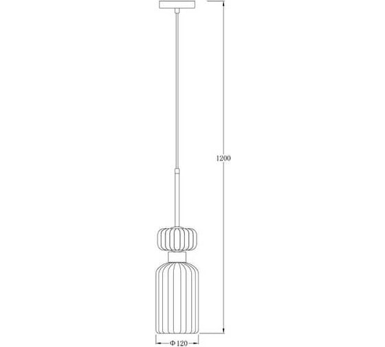 Подвесной светильник ESCADA 1141/1S E14*60W Chrome/Clear 1141/1S Chrome/Clear