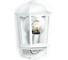 Настенный уличный светильник с датчиком движения Steinel L 190 S IP 44 white clear E27 1х60 Вт 644512 1