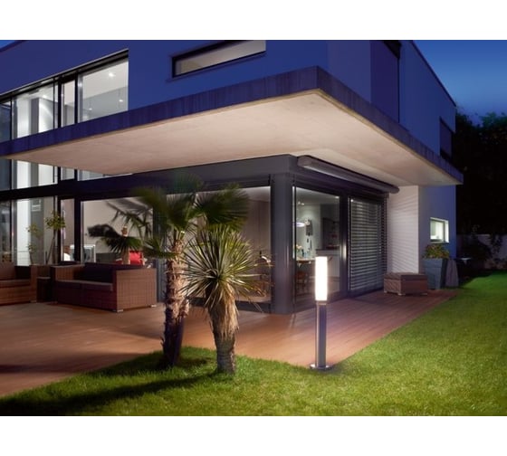 Уличный светильник с датчиком движения Steinel GL 60 LED IP 44 stainless steel/matt 1x8 Вт 007881