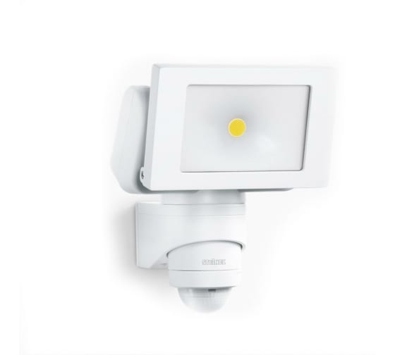 Настенный уличный прожектор с датчиком движения Steinel LS 150 LED IP 44 white clear LED 1x20,5 052553 1