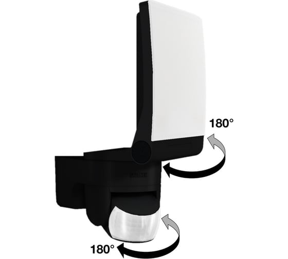 Светодиодный прожектор с датчиком движения Steinel XLed Home 2 IP 44 black matt LED 14,8 Вт 033071