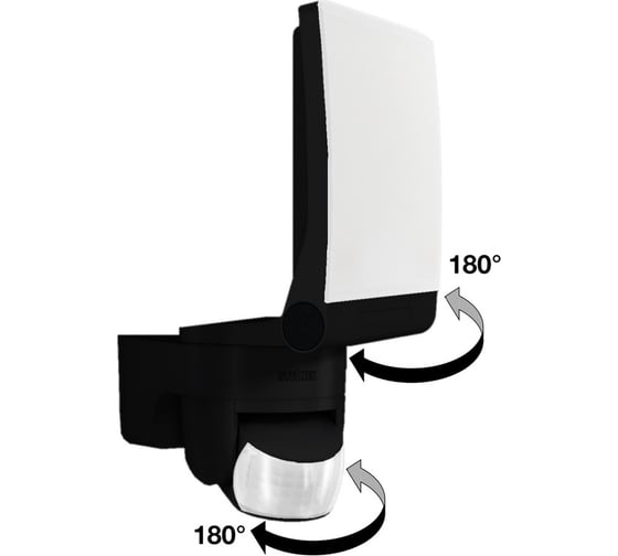 Светодиодный прожектор с датчиком движения Steinel XLed Home 2 XL IP 44 black matt LED 20 Вт 030049