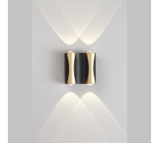 Уличный настенный светильник Crystal lux CLT 022W2 BL-GO 4000K