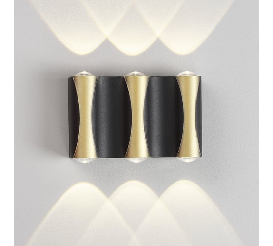 Уличный настенный светильник Crystal lux CLT 022W3 BL-GO 4000K